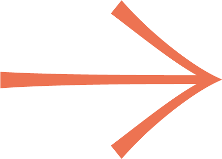freccia verso destra colore arancione